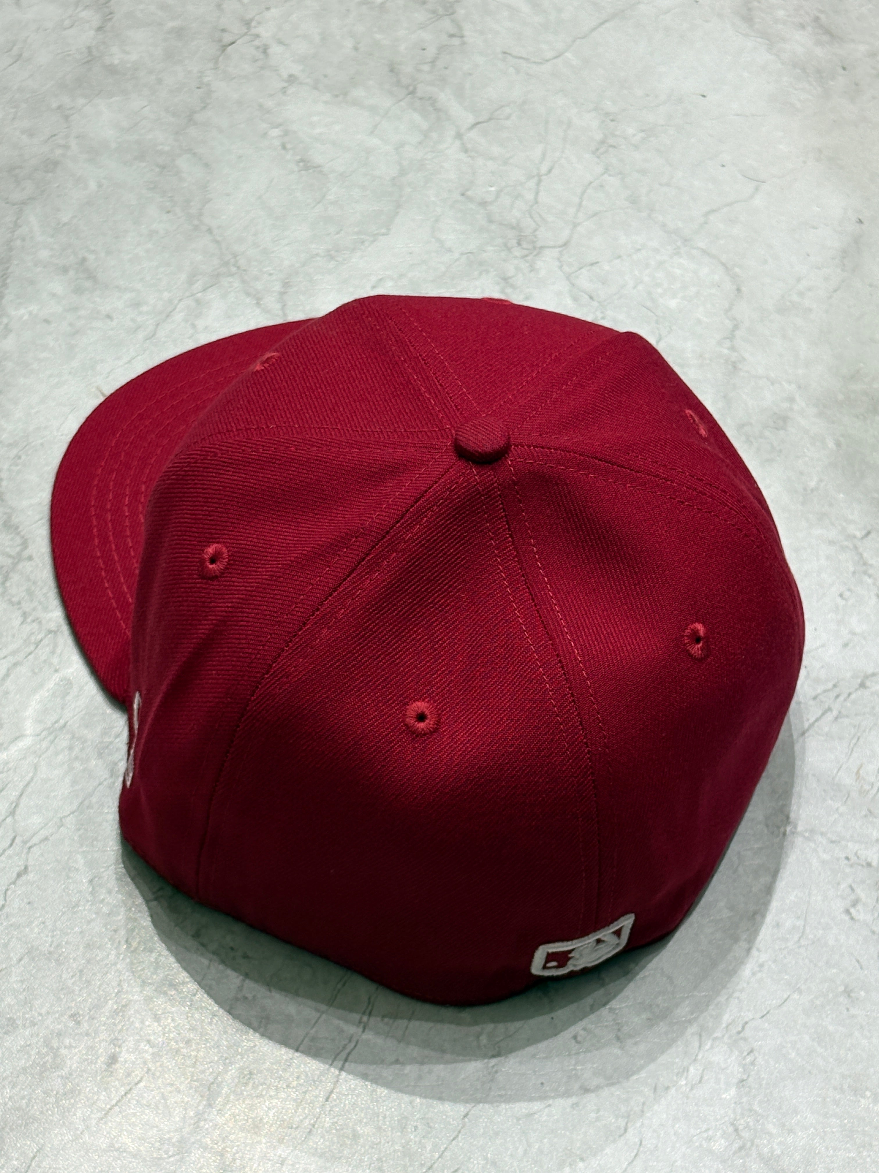 Nyc fitted dark red