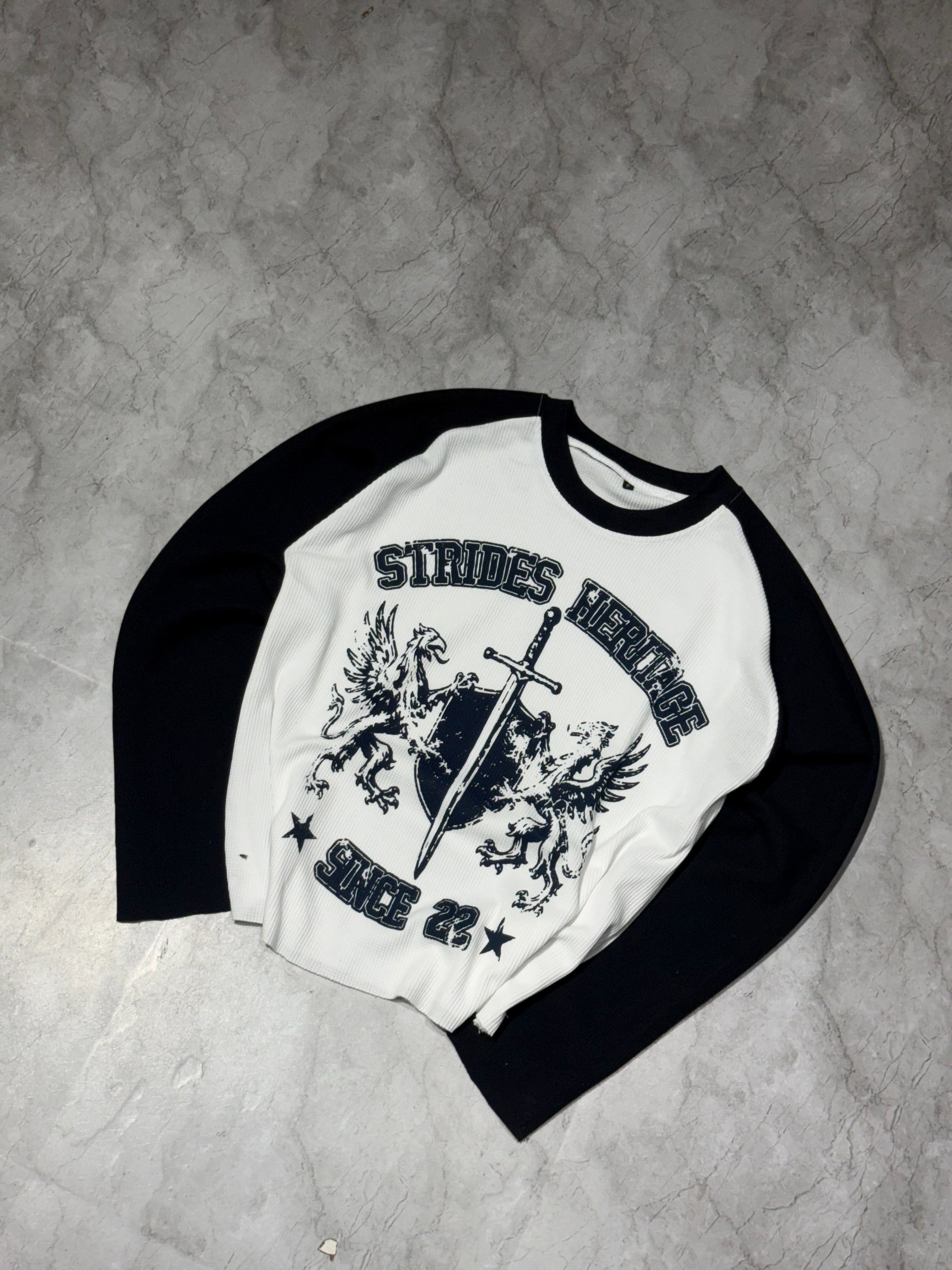 Raglan waffle