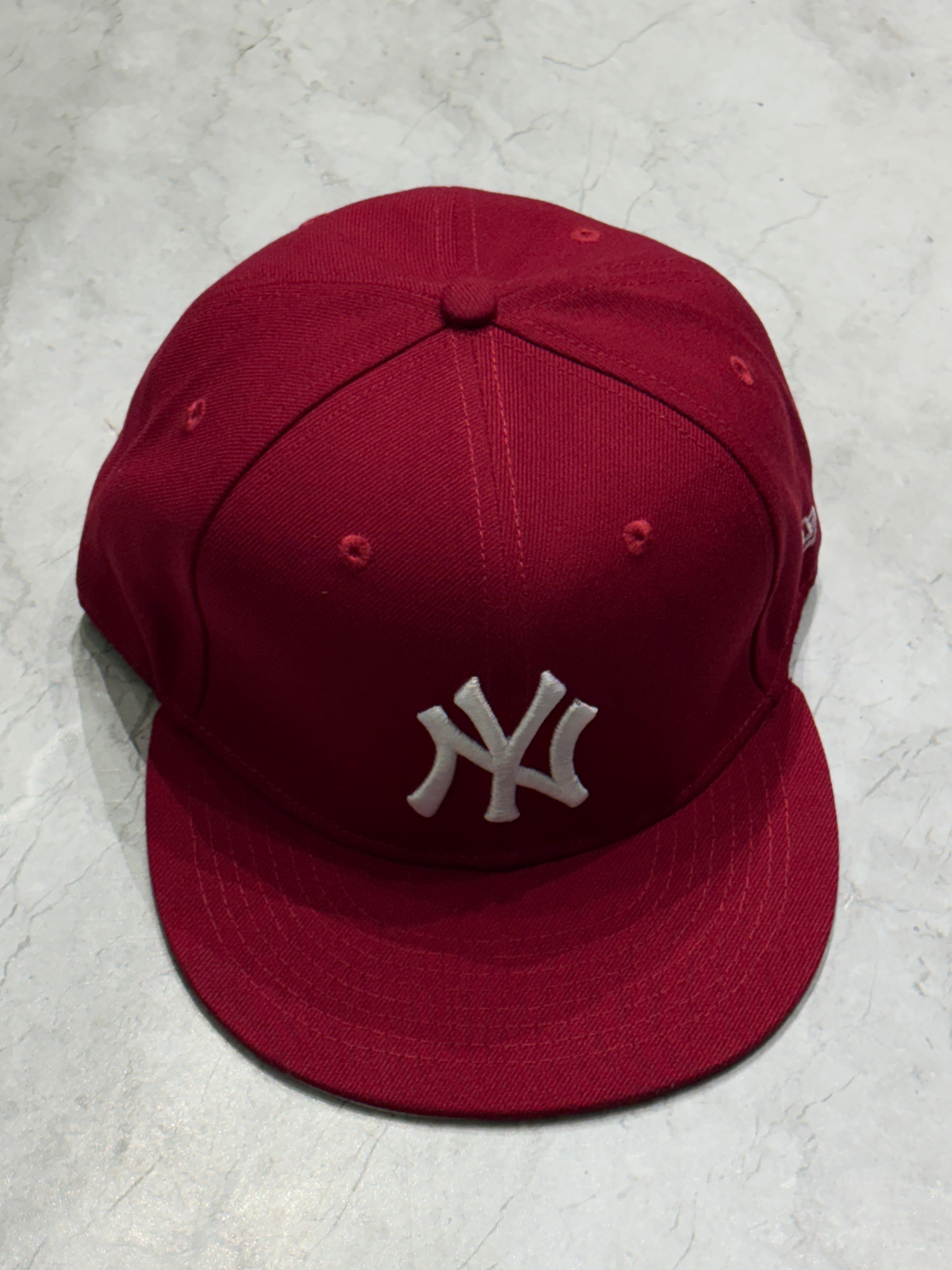 Nyc fitted dark red