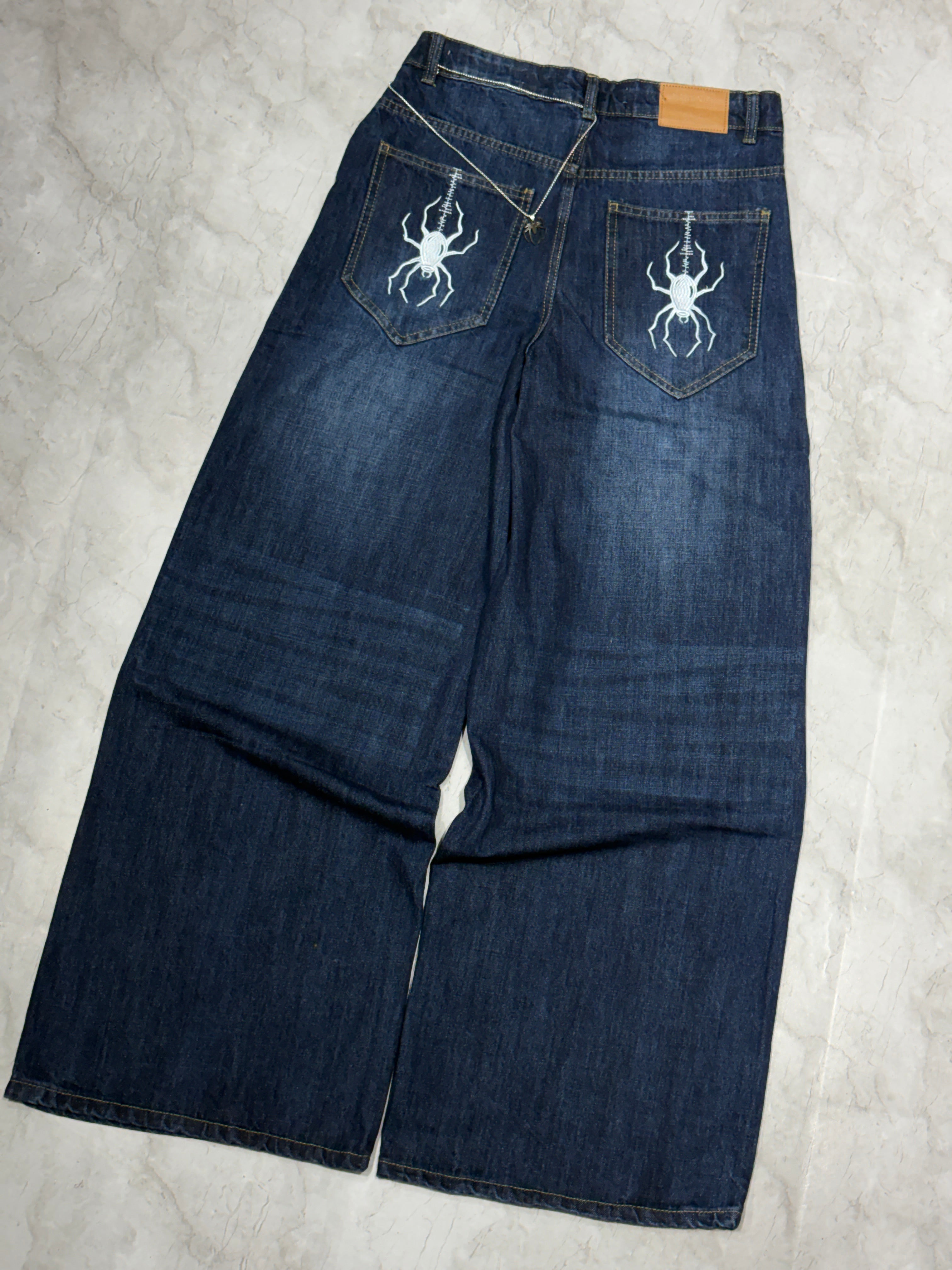 Spidey blue wide leg