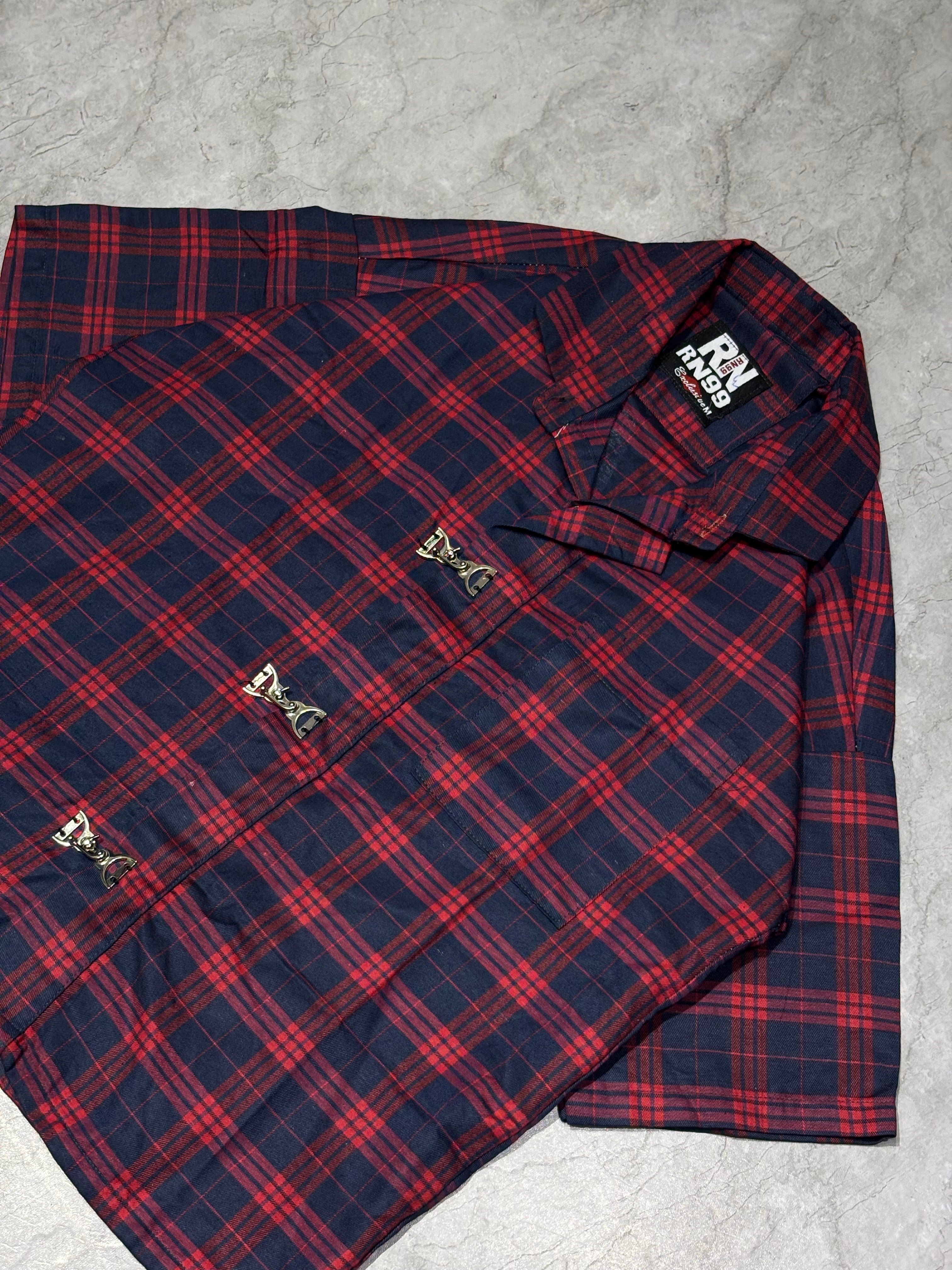 Clasp crop red
