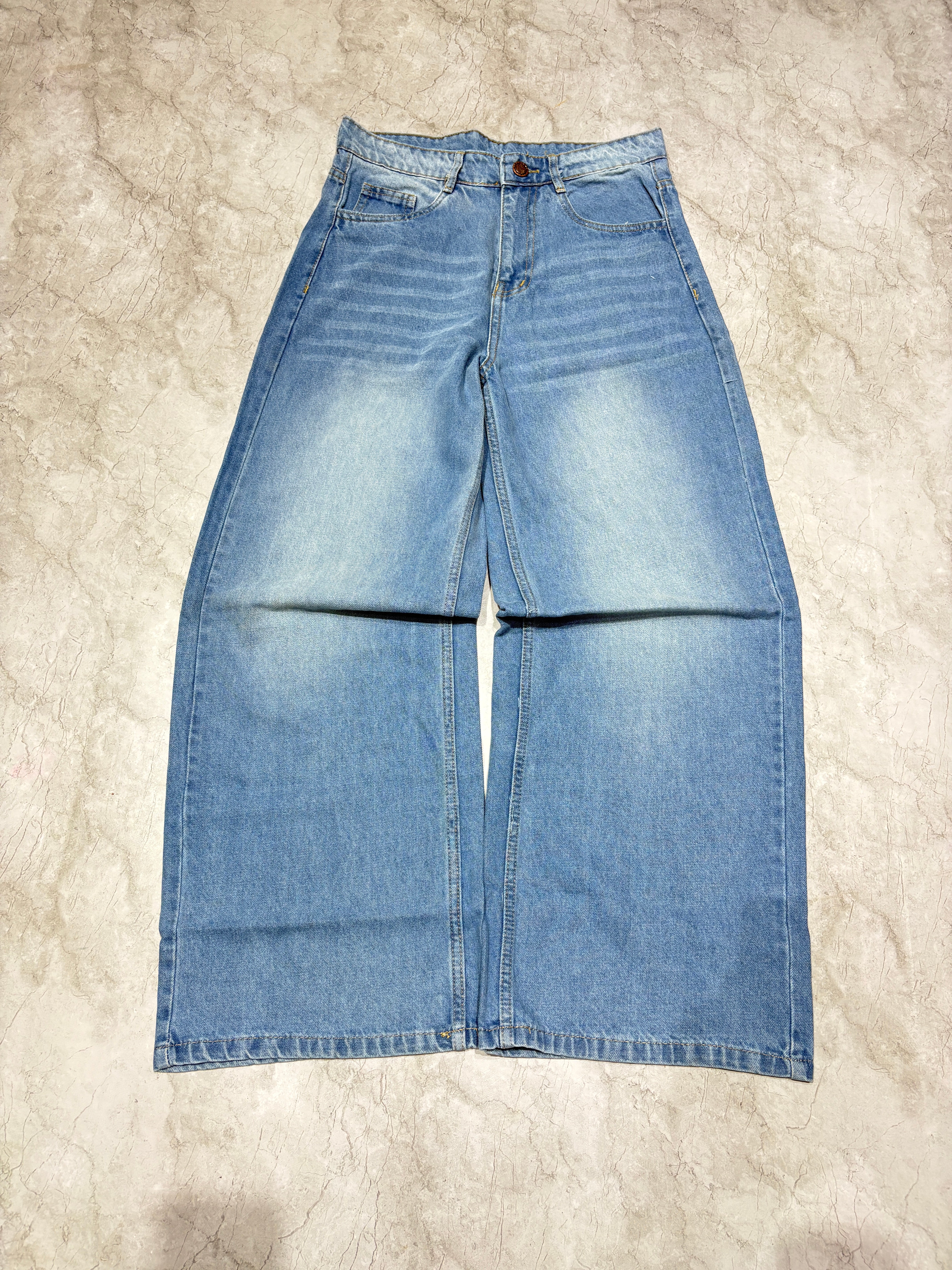 wide leg sky blue