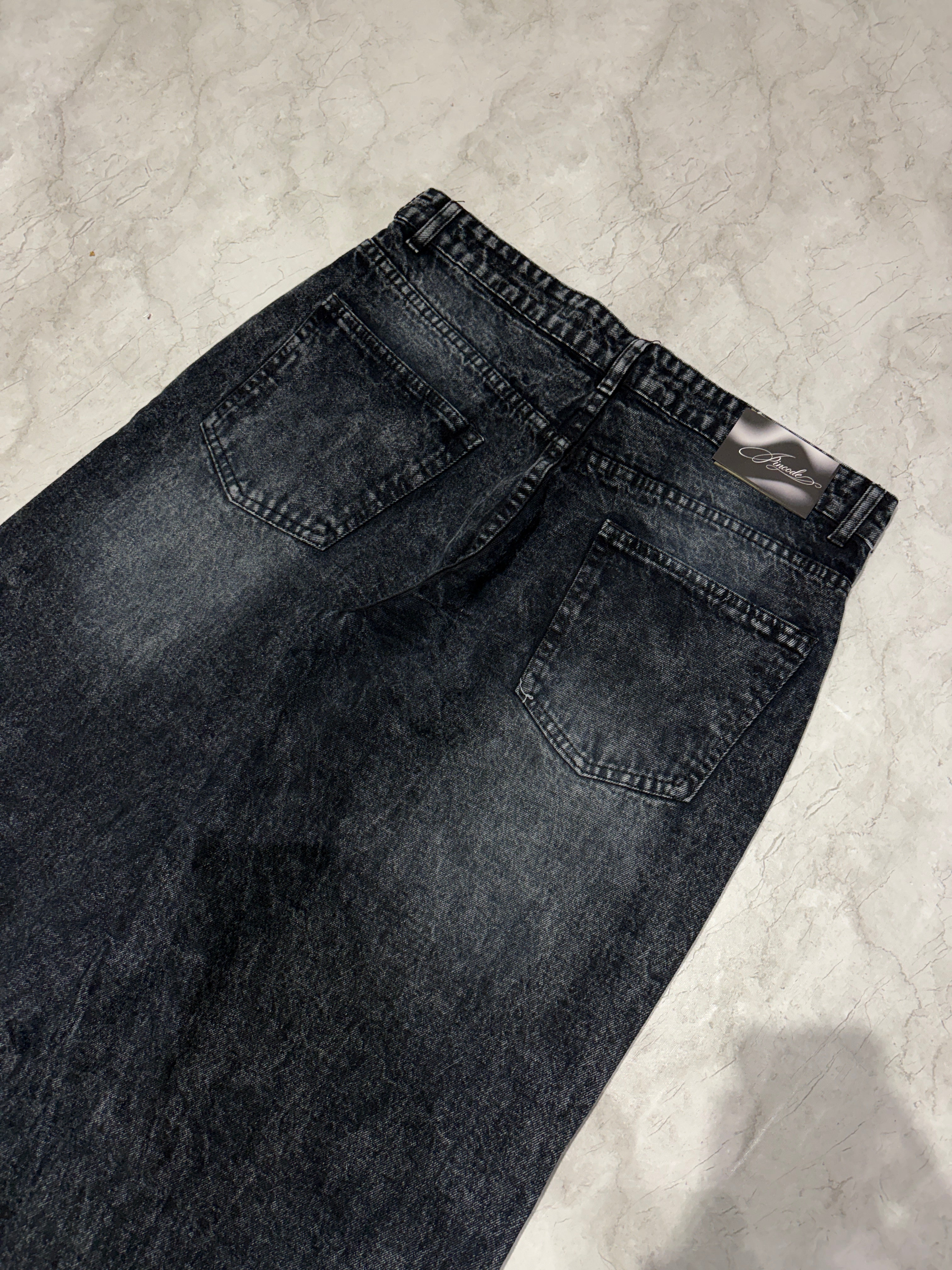 wide leg charcoal