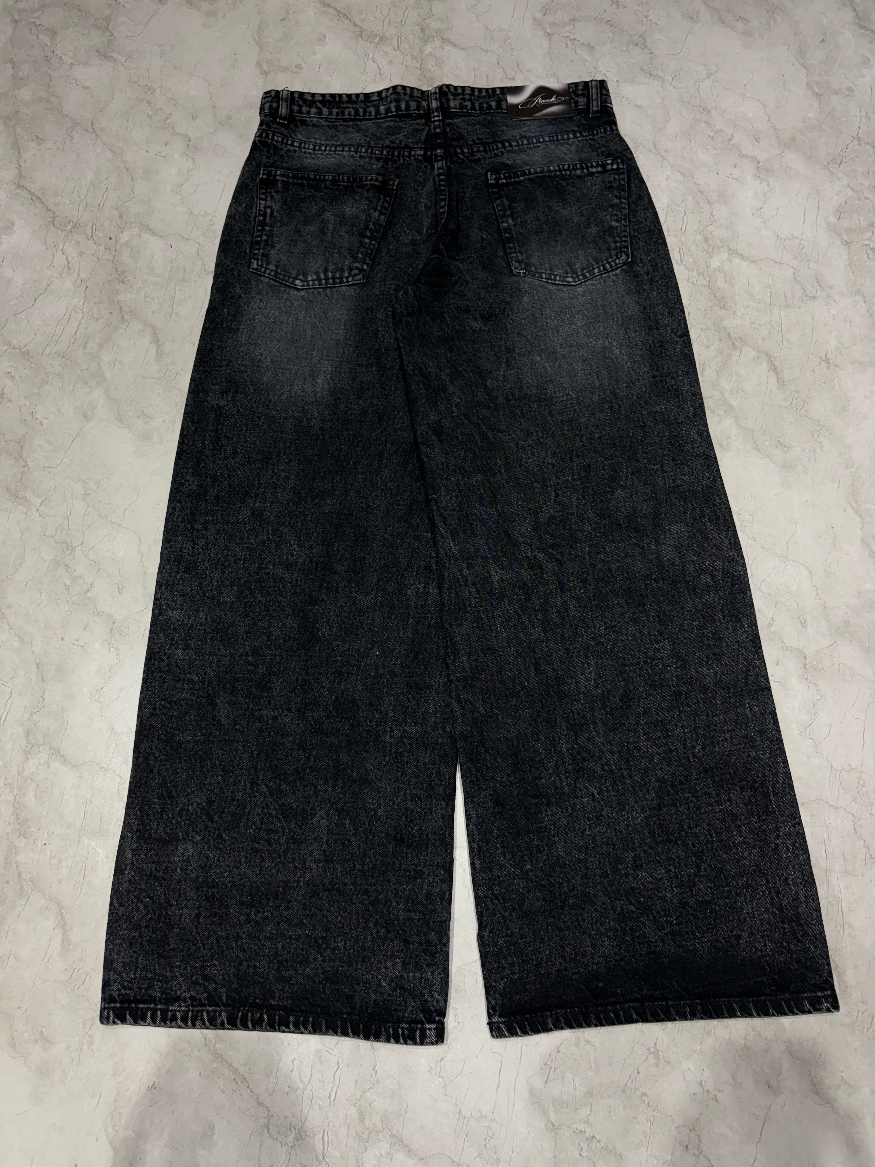 wide leg charcoal
