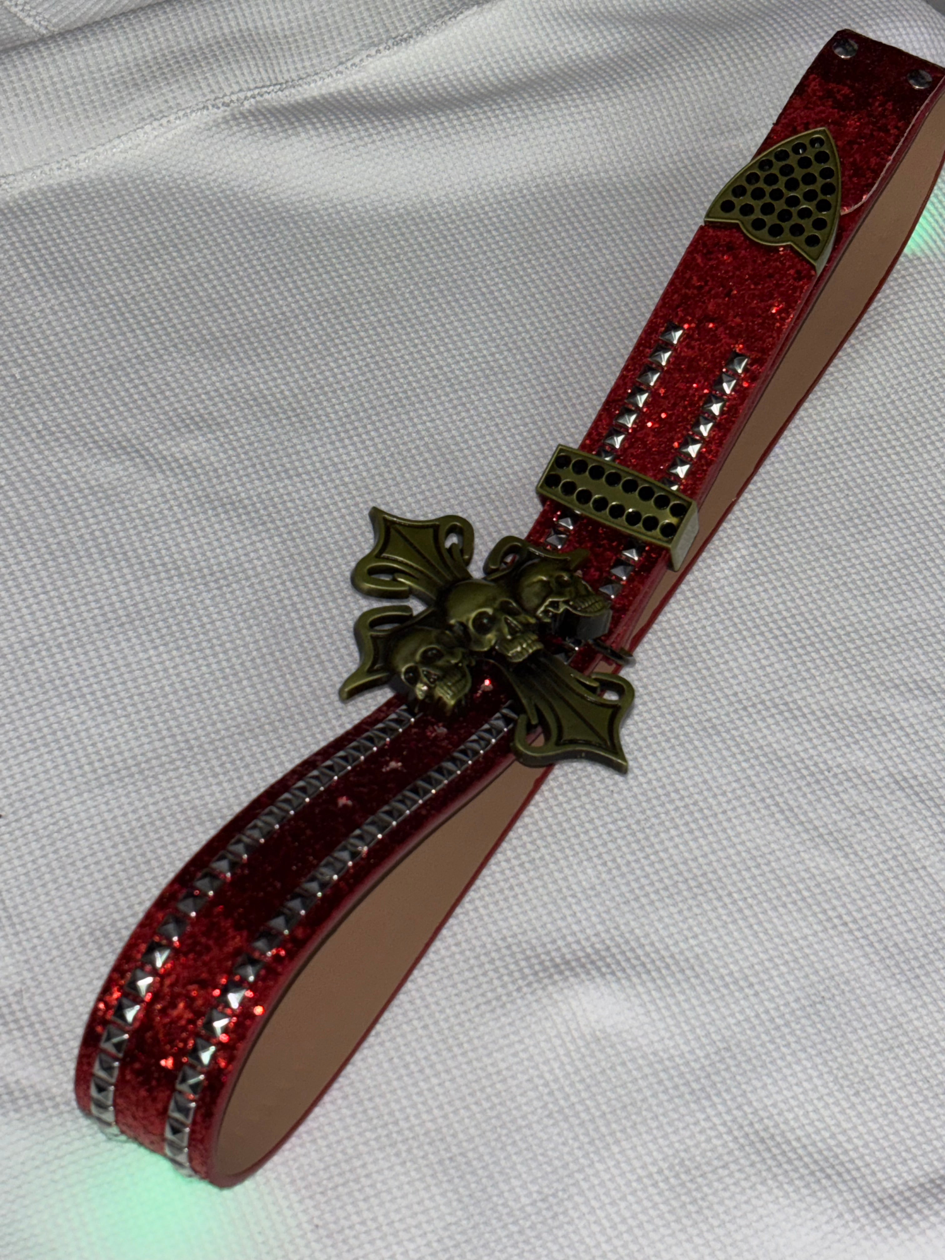 Chrome chunky light belt