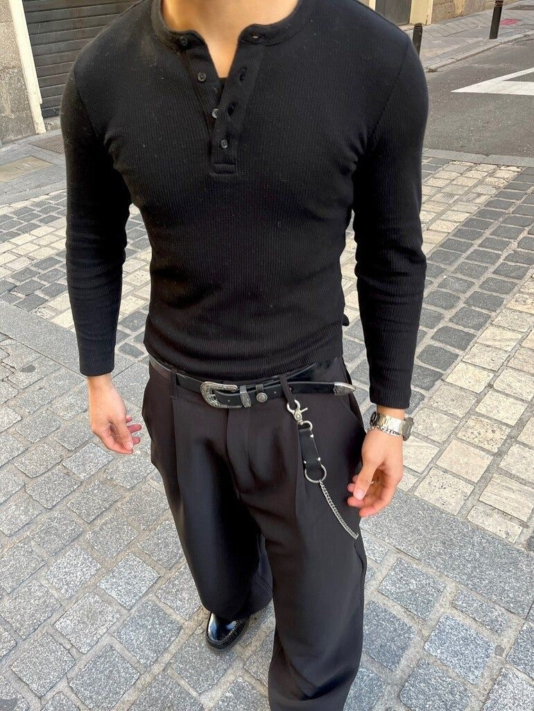 henley black